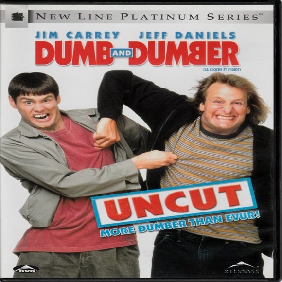 Dumb & Dumber DVD - 2005 Uncut Comedy Starring Jim Carrey & Jeff Daniels - Picture 1 of 2